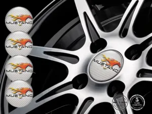 Rim Stickers Car Style Domed Badges for Hub Caps